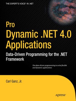 cover image of Pro Dynamic .NET 4.0 Applications